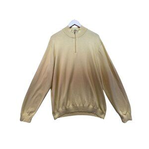 Report Collection Mens Pullover Sweater Size XXL Yellow Knitted Golf VTG